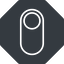 Thin, right, solid, octagon, setting, apple, on, off, ios, switch, button, radio, switch-thin icon