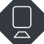 Thin, right, solid, octagon, youtube, video, camera, film, movie, videocamera, videocamera-thin icon