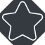 Thin, up, solid, octagon, star, rate, rating, star-thin, favorite icon