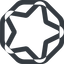 Line, right, normal, wide, solid, octagon, star, rate, rating, star-wide, favorite icon