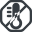 Line, wide, octagon, horizontal, mirror, prohibited, temperature, thermometer, cold, heat, hot, thermometer-solid icon
