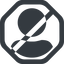 Line, wide, octagon, horizontal, mirror, user, man, woman, person, prohibited, user-circle-solid, auth, authentification icon