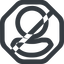 Line, normal, wide, circle, octagon, horizontal, mirror, user, man, woman, person, prohibited, user-circle-wide icon