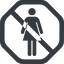 Line, wide, octagon, woman, prohibited, human, dot, toilets, pictogram, dot-50, wc, women, women-toilets, dot-women-toilets icon