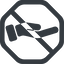 Line, up, wide, octagon, prohibited, healthcare, help, care, gift, hand, giving, giving-hand, love, give, giving-hand-solid icon