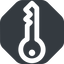Left, wide, solid, octagon, horizontal, mirror, unlocked, unlock, locked, lock, key, access, security, key-wide icon