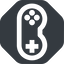 Left, wide, solid, octagon, game, gaming, games, gamepad, pad, joystick, gamepad-wide icon