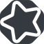 Left, normal, wide, solid, octagon, star, rate, rating, star-wide, favorite icon