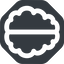 Right, wide, solid, octagon, human, idea, brain, intelligence, brain-wide, synapse, neuron, memory icon