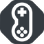 Right, wide, solid, octagon, game, gaming, games, gamepad, pad, joystick, gamepad-wide icon