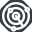 Right, wide, solid, octagon, gps, place, radar, localisation, radar-alt, radar-alt-wide, sonar icon