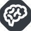 Wide, solid, octagon, horizontal, mirror, side, human, idea, brain, intelligence, brain-side, brain-side-alt-wide, synapse, neuron, memory icon