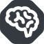 Wide, solid, octagon, side, human, idea, brain, intelligence, brain-side, brain-side-alt-wide, synapse, neuron, memory icon