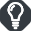 Up, wide, solid, octagon, light, bulb, brainstorming, creativity, idea, tip, lamp, bulb-wide icon