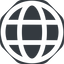 Wide, solid, octagon, globe, world, earth, www, globe-wide, web icon