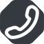 Up, wide, solid, octagon, phone, call, dial, number, phone-wide, telephone icon