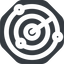 Up, wide, solid, octagon, gps, place, radar, localisation, radar-alt, radar-alt-wide, sonar icon
