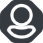 Normal, wide, solid, circle, octagon, user, man, woman, person, user-circle-wide icon