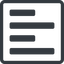 Line, down, left, normal, solid, square, horizontal, mirror, text, align, left-align, alignment, editor, align-left, align-left-alt, left-align-alt, left-align-alt-solid icon