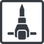 Line, down, normal, square, tool, construction, noise, jackhammer, demolition, concrete, pneumatic, mining, drill, mining-dril, jackhammer-solid icon