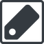 Line, down, normal, square, label, tag, value, cost, price, label-solid icon