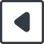Line, down, normal, square, arrow, video, play, mp3, player, pause, play-solid icon