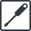 Line, down, normal, square, tool, mechanics, mechanical, repair, screwdriver, screw, screwdriver-solid icon