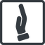 Line, left, normal, square, healthcare, help, care, gift, hand, giving, giving-hand, love, give, giving-hand-solid icon