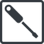 Line, right, normal, square, tool, mechanics, mechanical, repair, screwdriver, screw, screwdriver-alt-solid icon