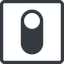 Line, right, normal, solid, square, setting, apple, on, off, ios, switch, button, radio, switch-solid icon
