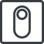 Line, right, normal, square, setting, apple, on, off, ios, switch, button, radio icon