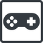 Line, up, normal, solid, square, horizontal, mirror, game, gaming, games, gamepad, pad, joystick, gamepad-solid icon