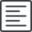 Line, left, normal, solid, square, text, align, left-align, alignment, editor, align-right icon