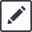 Line, up, normal, wide, square, pen, pencil, draw, edit icon