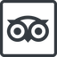 Line, normal, square, brand, hotel, restaurant, accommodation, travel, reviews, rattings, recommendations, tourism, tripadvisor icon
