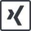Line, normal, square, social, network, professional, job, xing icon