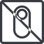 Line, right, normal, square, horizontal, mirror, setting, prohibited, apple, on, off, ios, switch, button, radio icon