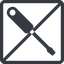Line, right, normal, square, prohibited, tool, mechanics, mechanical, repair, screwdriver, screw, screwdriver-solid icon