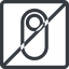 Line, right, normal, square, setting, prohibited, apple, on, off, ios, switch, button, radio icon