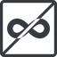 Line, normal, square, horizontal, mirror, symbol, prohibited, math, mathematics, mathematical, infinity, always, infinite, maths, loop, infinity-solid icon