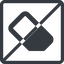 Line, normal, square, horizontal, mirror, remove, prohibited, eraser, erase, rubber icon