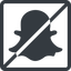 Line, normal, solid, square, logo, brand, horizontal, mirror, social, network, prohibited, chat, snapshat-solid, snapchat, snap icon