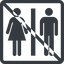 Line, normal, square, man, woman, prohibited, dot, toilets, pictogram, dot-50, men, wc, women, dot-toilets icon