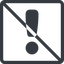Line, up, normal, square, mark, warning, exclamation, rounded, prohibited, info, exclamation-mark-rounded, alert icon