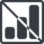 Line, normal, square, prohibited, statistics, antenna, mobile, signal, bars, level, strength, signal-solid, wifi icon