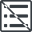 Line, up, normal, square, prohibited, list, editor, list-item, checklist, unordered, unordered-list, unsorted, unsorted-list, bullet, bullet-list, unordered-list-solid icon