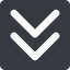 Down, normal, solid, square, arrow, direction, chevron, double, double-chevron, forward, backward, double-chevron-solid icon