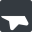 Left, normal, solid, square, star, rate, rating, half, star-half-solid icon