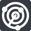 Right, normal, solid, square, horizontal, mirror, gps, place, radar, localisation, radar-alt-solid, radar-alt, sonar icon