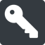 Right, normal, solid, square, unlocked, unlock, locked, lock, key, access, security, key-alt-solid icon